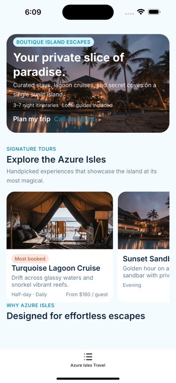 Bilt one-click App Store deployment