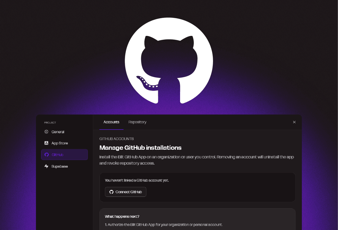 GitHub integration for seamless collaboration