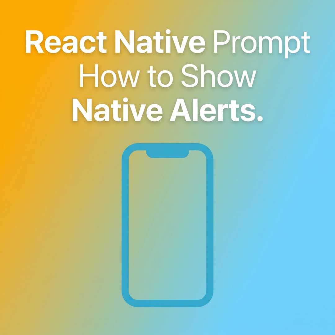 React Native Prompt: Text Input on iOS and Android
