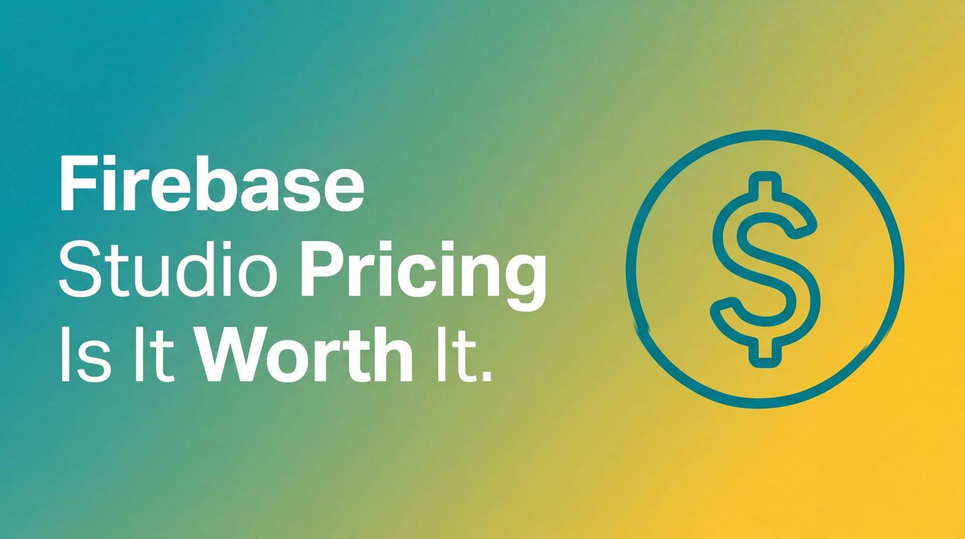 Firebase Studio Pricing: Is It Worth It?